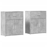 Sideboards 2 pcs Concrete Grey 60x31x70 cm Engineered Wood 3276549