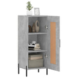 Sideboard Concrete Grey 34.5x34x90 cm Engineered Wood 830456