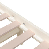 Bed Frame without Mattress White Solid Wood 200x200 cm 814905