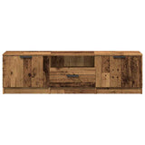 TV Cabinet Old Wood 140x35x40 cm Engineered Wood 856850