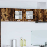 Hanging Cabinet with Storage 2 pcs Smoked Oak 40 x 31 x 40 cm 884203