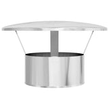 Rain Cover Chimney Silver 35 x 35 x 20 cm Stainless Steel 42008459
