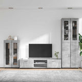TV Cabinet Set FLORIN 3 pcs Concrete Grey Engineered Wood 3397977
