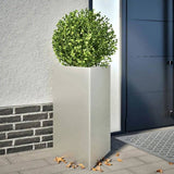 Garden Planter Triangular 50x43x75 cm Stainless Steel 851179