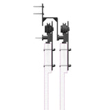 Sliding Door Hardware Kit 400 cm Steel Black 3295742