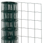 ZNTS Nature Wire Mesh Rectangular 0.6x10 m Plastic Coated Steel Green 409380
