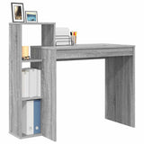 Desk with Shelf Grey Sonoma 100 x 40 x 90 cm Engineered Wood 869319
