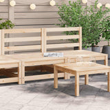 Garden Sofas Armless 2 pcs 70x70x67 cm Solid Wood Pine 837921