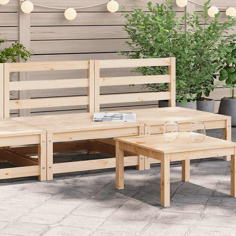 Garden Sofas Armless 2 pcs 70x70x67 cm Solid Wood Pine 837921