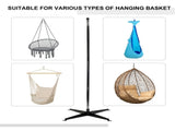 Hanging Hammock Stand Hammock Chair Stand C Stand Steel Heavy Duty Stand for Hanging Hammock Air T3398P548510