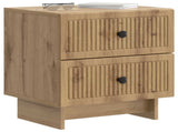 Bedside Cabinet 2 pcs Artisan Oak 43 x 34.5 x 47.5 cm 893854