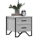 Bedside Cabinet Grey Sonoma 40x41x40 cm Engineered Wood 848510