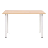 Dining Table 120x60x73 cm Oak and White 245728
