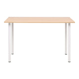 Dining Table 120x60x73 cm Oak and White 245728
