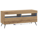 LED TV Cabinet Old Wood Engineered Wood 897653