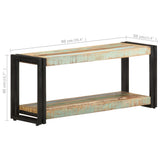 TV Cabinet Mixed Colour Reclaimed Wood Large TV Cabinet 321979