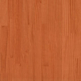 Bed Frame without Mattress Wax Brown 140x190 cm Solid Wood Pine 3305840