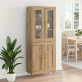 Highboard 2 pcs Artisan Oak Engineered Wood 3416047