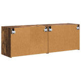 TV Wall Cabinet Wall-mounted 2 pcs Smoked Oak 59.5 x 31 x 40 cm 892340