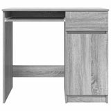 Desk Grey Sonoma 86x49x76 cm Engineered Wood 861828