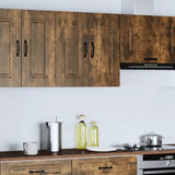 Kitchen Wall Cabinet Kalmar Smoked Oak Engineered Wood 853582