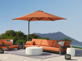2.5M Garden Cantilever Parasol, Offset Roma Patio Umbrella Hanging Sun Shade Canopy Shelter with T3398P315973
