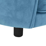 Dog Sofa Turquoise 69x49x40 cm Plush 171026