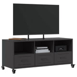 TV Cabinet Black 100.5x39x43.5 cm Steel 846692