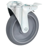 8 pcs Bolt Hole Swivel Casters 125 mm 277876