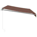 Manual Retractable Awning Brown 350x250 cm 3215631