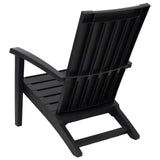 Garden Adirondack Chair Black Polypropylene 364165
