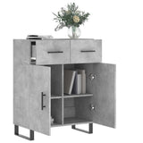 Sideboard Concrete Grey 69.5x34x90 cm Engineered Wood 828008