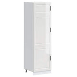Kitchen Cupboard "Porto" High Gloss White Engineered Wood 854109