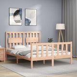 Bed Frame without Mattress 120x200 cm Solid Wood Pine 3192421