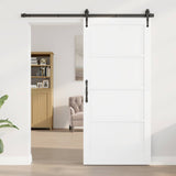 Interior Door White 93 x 202 cm Plywood 42052399