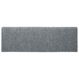 Stair Mats Self-adhesive 30 pcs 65x21x4 cm Light Grey Rectangular Edge 3365694