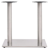Bistro Table Leg Silver 70x40x72 cm Stainless Steel 325441
