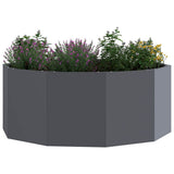 Planter Anthracite 90 x 90 x 35 cm Steel 883733