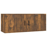 2 Piece TV Cabinet Set Smoked Oak Engineered Wood 3188483