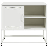 TV Cabinet White 68x39x60.5 cm Steel 846523
