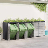 Wheelie Bin Storage for 5 Bins Anthracite 340 x 77.5 x 121.5 cm 3394786