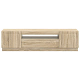 LED TV Cabinet Sonoma Oak Engineered Wood 897787