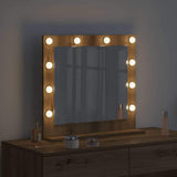 Vanity Mirror Rectangular Sonoma Oak 60 x 55 x 18 cm 868287