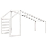 Kids' Bed Roof White 188x97x113 cm Solid Wood Pine 846880
