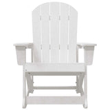 Adirondack Rocking Chairs 2 pcs White HDPE 3335834