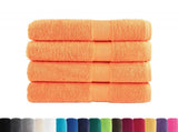 Premium Shower Towels SOLUND 4 pcs Orange 70x140 cm 600 gsm 137381