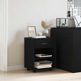 Storage Cabinet Black Oak 46 x 36 x 59 cm Engineered Wood 862673