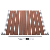 Garden Fence WPC 180x186 cm Brown 49066