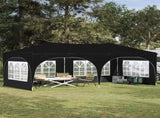 Pop-up Party Tent 575 x 288 x 245 cm Black Oxford Fabric 42019898