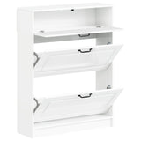 Shoe Cabinet UTRECHT 78 x 24 x 100 cm Engineered Wood 897759
